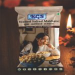 ROASTED SOLTED MAKHANA KGS EXTRA HEAVY HD PRIMIUM QUALITY  (60GM POUCH)