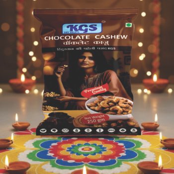 CHOCOLATE CASHEW KGS EXTRA HEAVY HD PRIMIUM QUALITY  (250GM POUCH