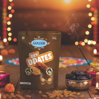 DRY DATES (BLACK) PREMIUM QUALITY (500 GM POUCH)