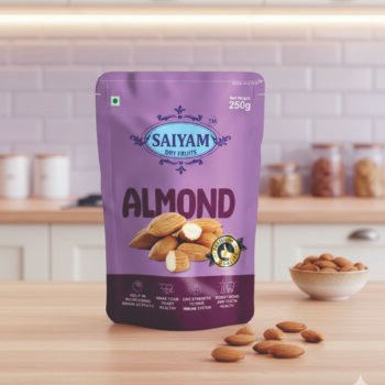 ALMOND AMERICAN (PURPAL) PREMIUM QUALITY (250 GM POUCH)