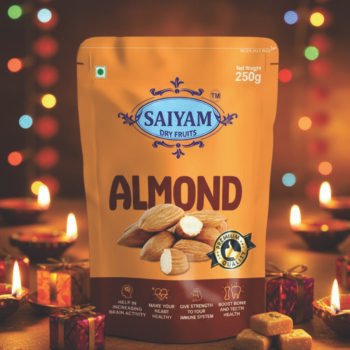 ALMOND IDP (ORANGE) PREMIUM QUALITY (250 GM POUCH)