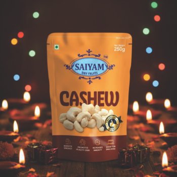 CASHEW W MIX (ORANGE) PREMIUM QUALITY (250 GM POUCH)