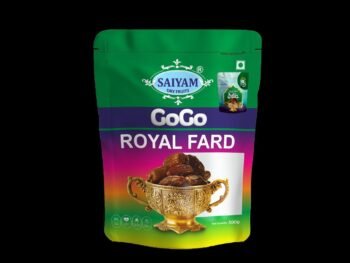 Royal Fard Dates (500gm Pouch) Premium Quality KHAJUR Saiyam - Sanjam Dates